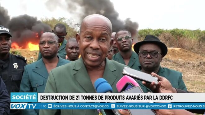 destruction-de-21-tonnes-de-produits-avaries-par-la-ddrfc-–-vox-congo