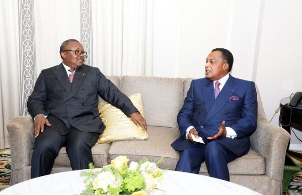 congo-:-tete-a-tete-entre-denis-sassou-n’guesso-et-umaru-sissoco-embalo-–-journal-de-brazza