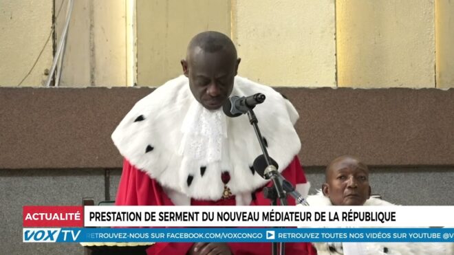 prestation-de-serment-du-nouveau-mediateur-de-la-republique-–-vox-congo