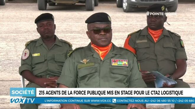 215-agents-de-la-force-publique-mis-en-stage-pour-le-cta2-logistique-–-vox-congo